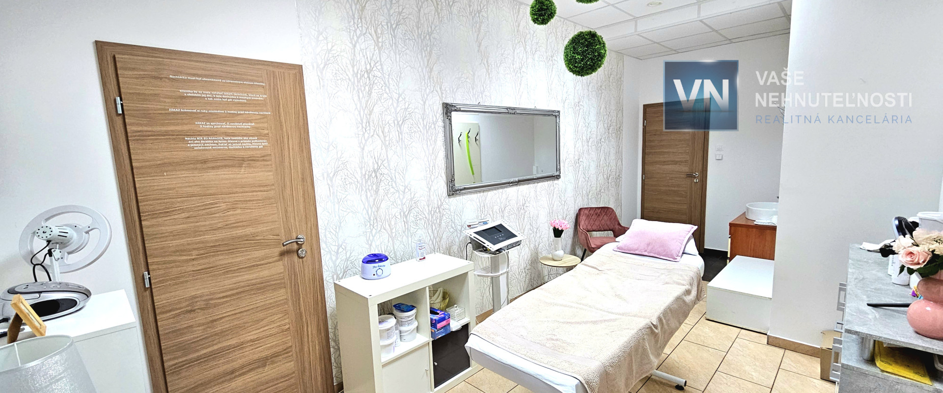 Na prenájom priestory vhodné pre maséra, pedikúru, manikúru a pod.