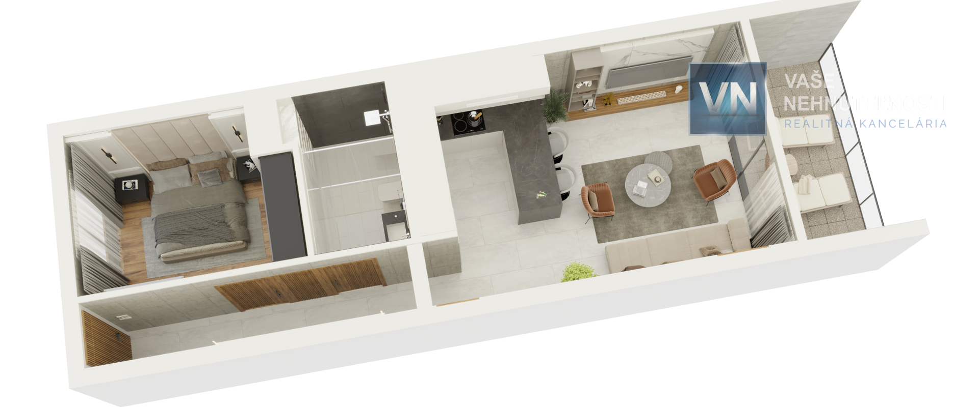 Severný Cyprus - apartmán 1+1