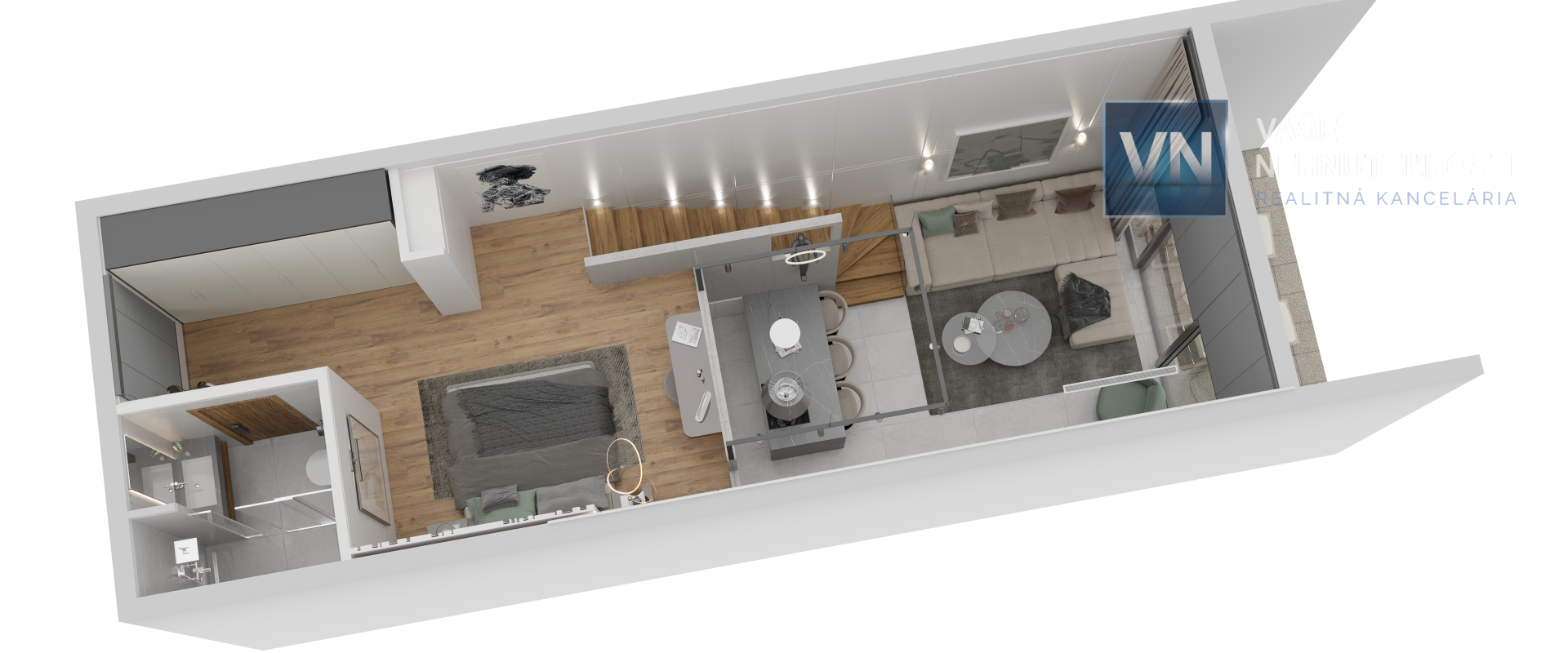 Severný Cyprus - apartmán Loft 2+1 Penthouse