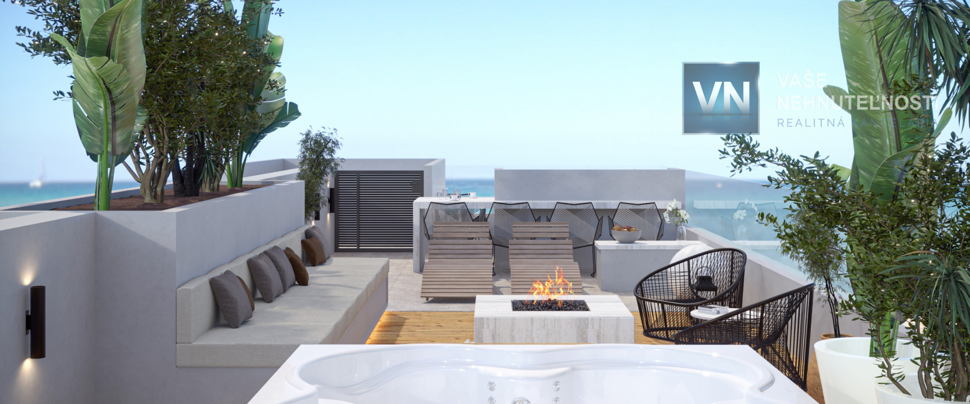 Severný Cyprus - apartmán Loft 2+1 Penthouse