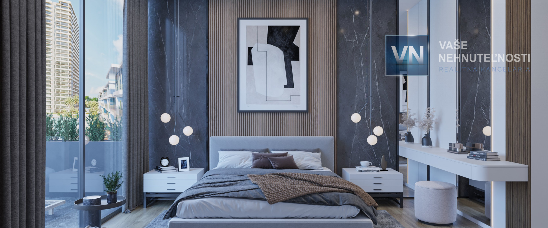 Severný Cyprus - apartmán 3+1