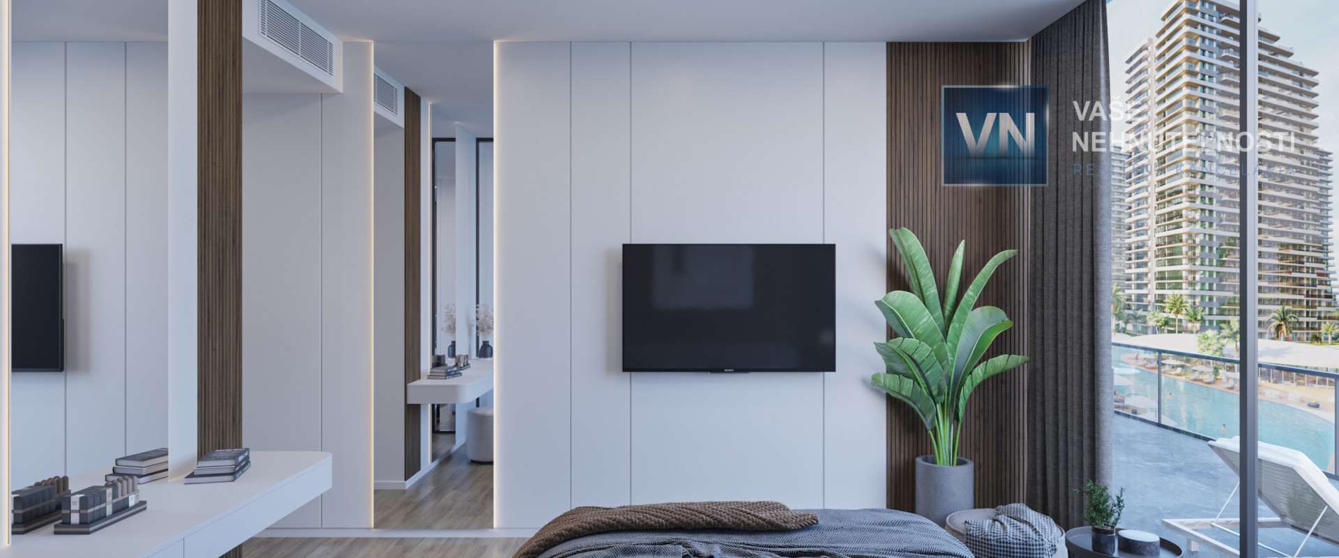 Severný Cyprus - apartmán 3+1