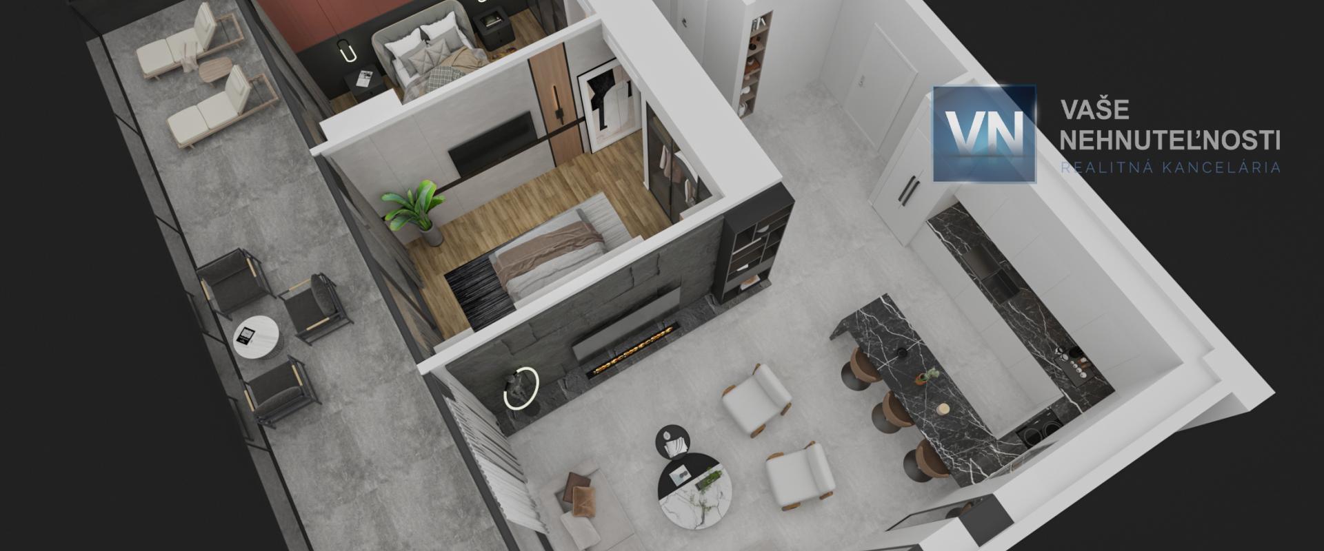 Severný Cyprus - apartmán 3+1