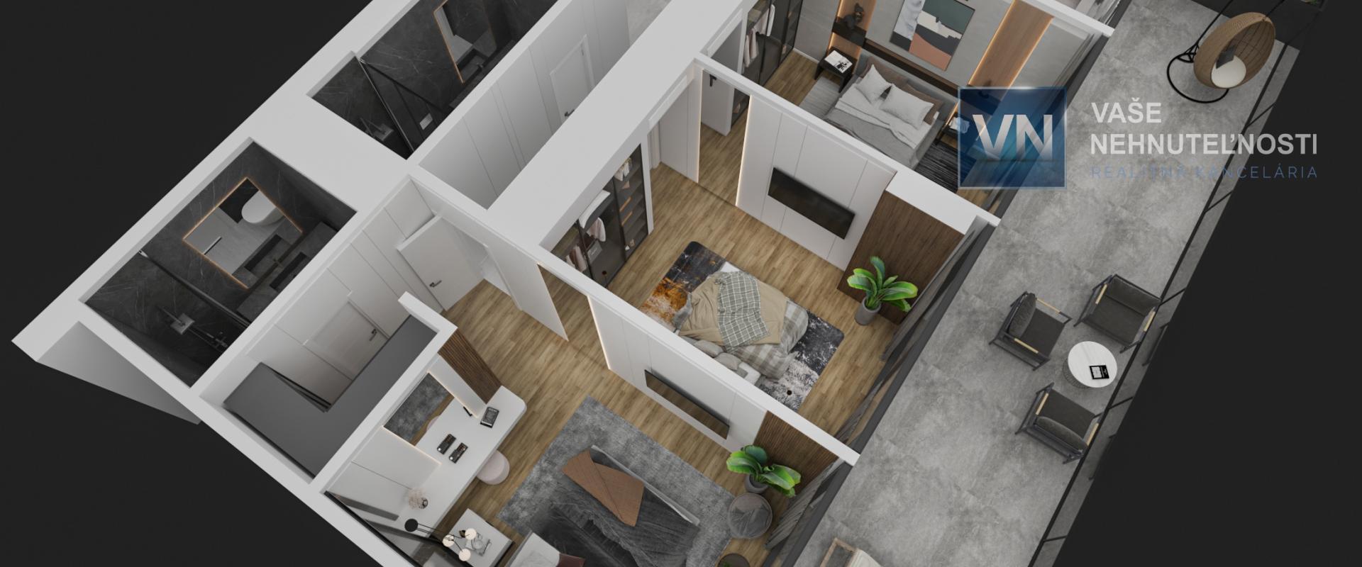 Severný Cyprus - apartmán 3+1