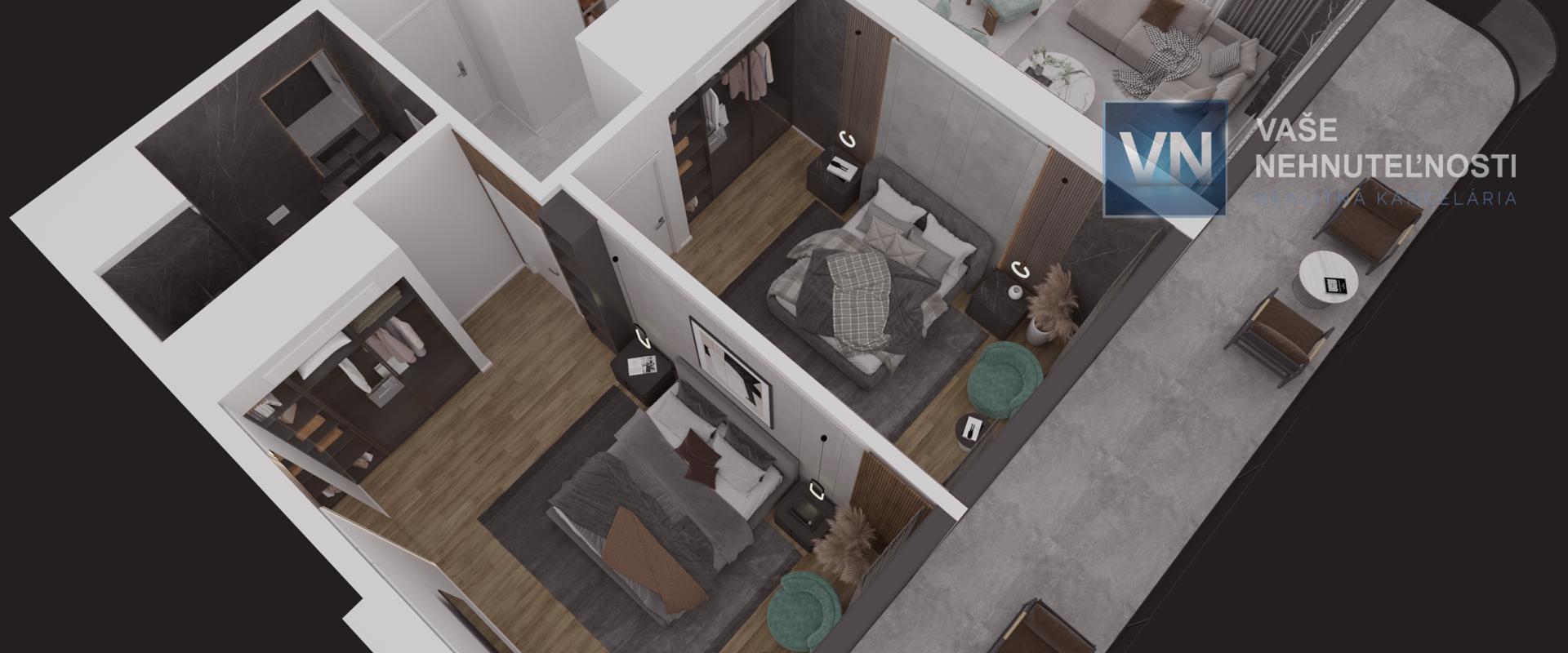 Severný Cyprus - apartmán 2+1