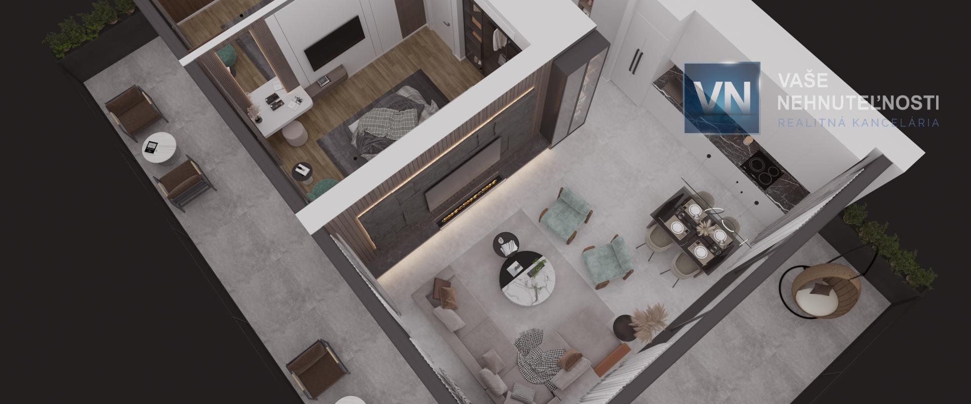 Severný Cyprus - apartmán 2+1