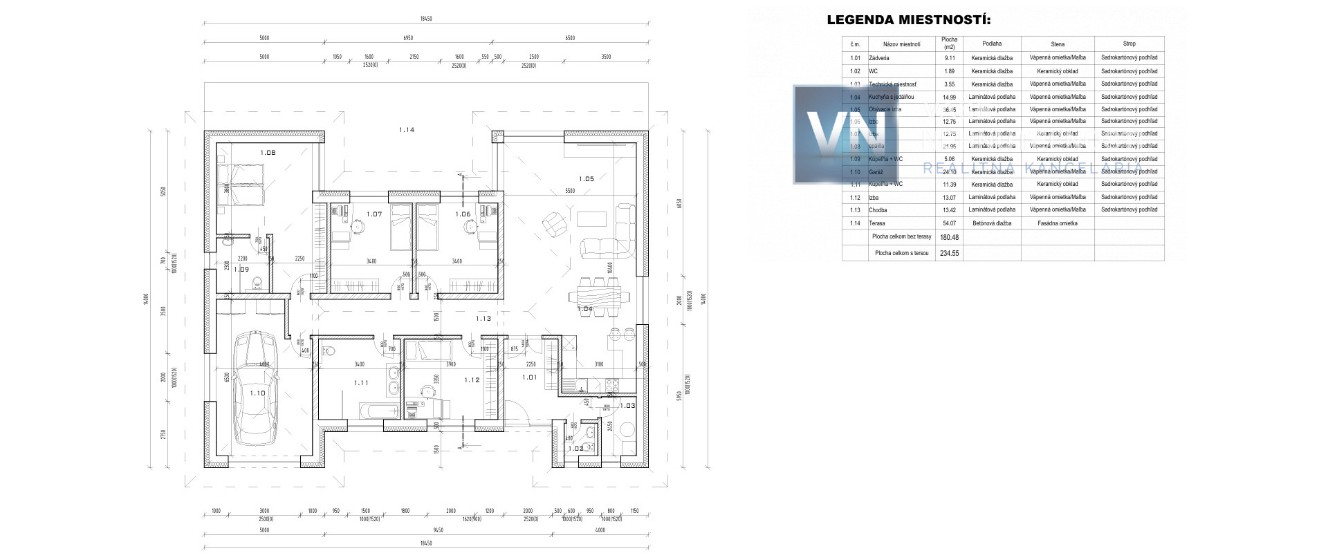 Prešov - Solivar 5 izbový rodinný dom s garážou v štádiu hrubej stavby