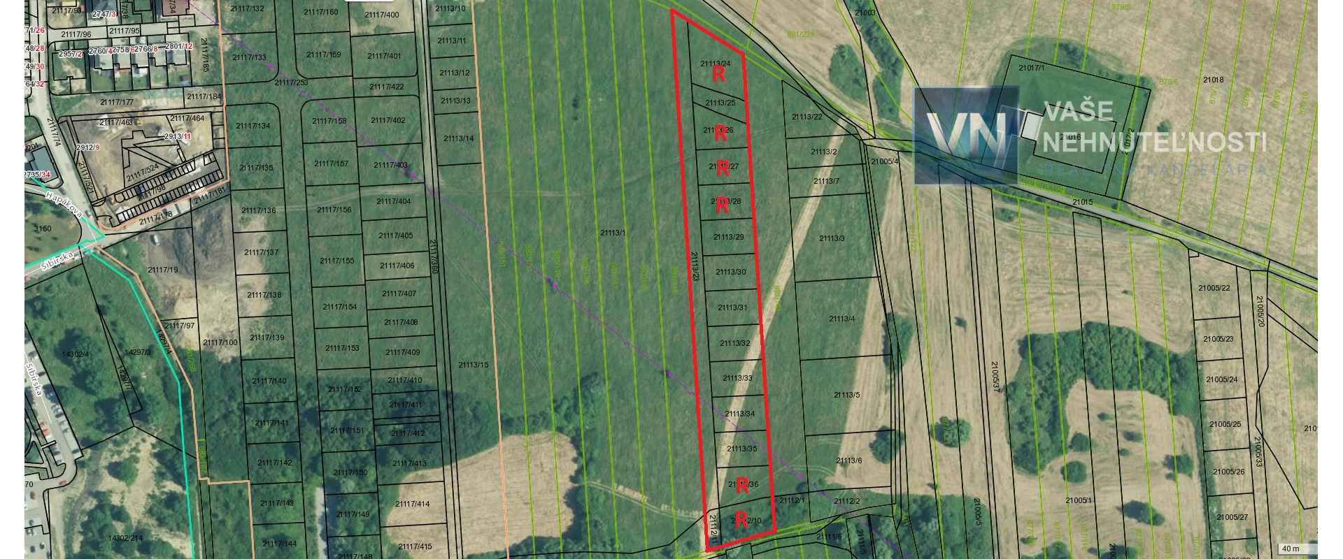 Záhrada/investičný pozemok, 592 m2, Ľubotice