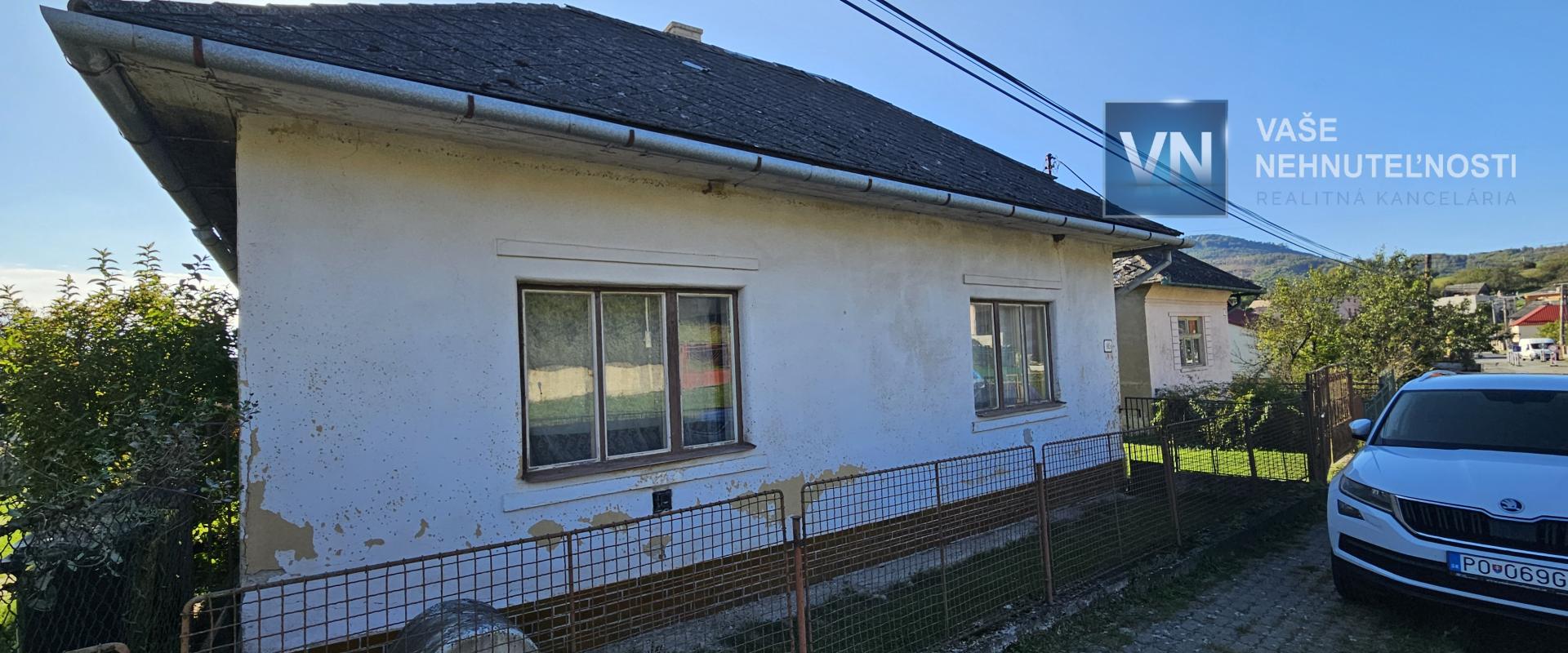 Starší rodinný dom s väčším pozemkom, 1487 m2, Záhradné
