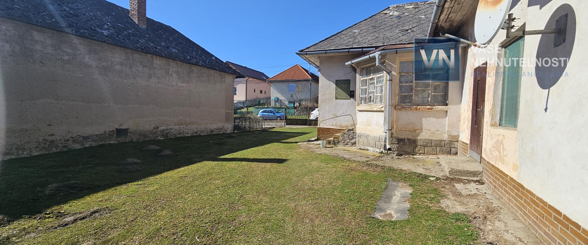 Starší rodinný dom s väčším pozemkom, 1487 m2, Záhradné