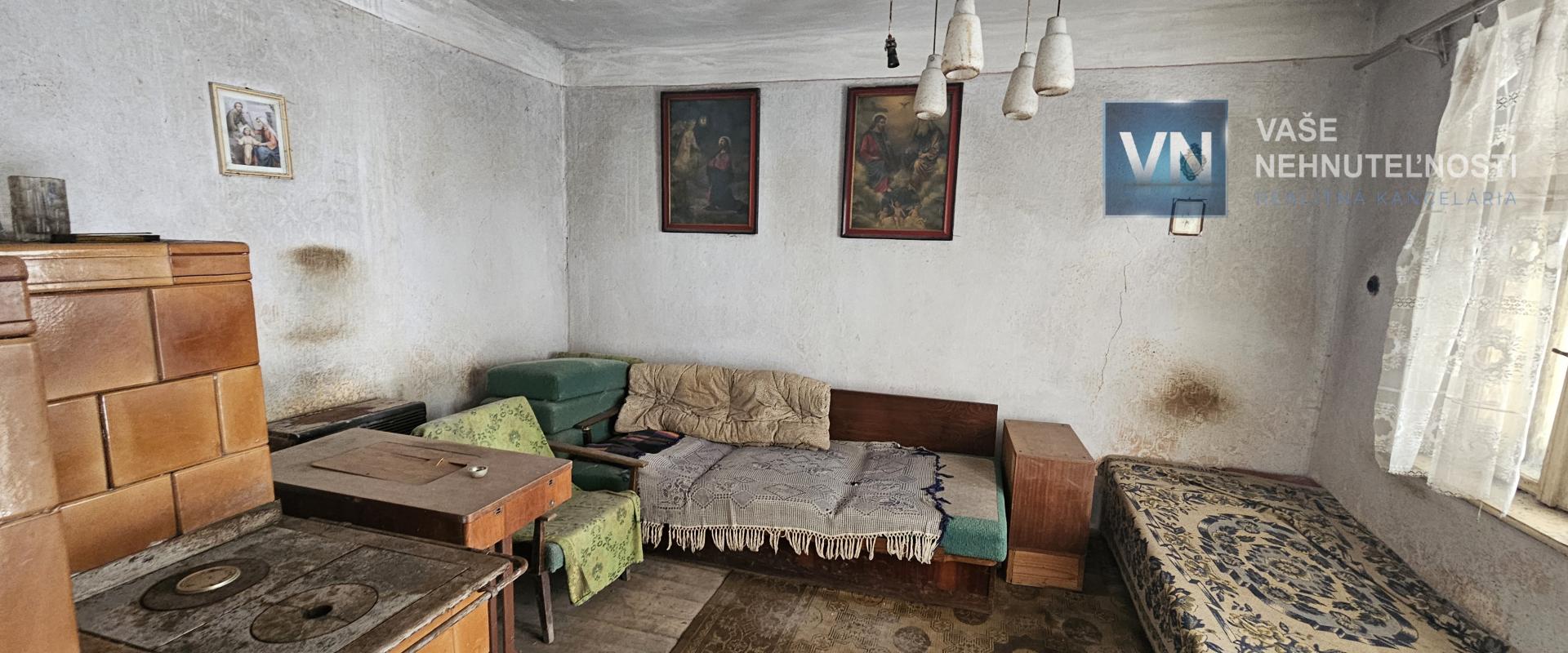 Starší rodinný dom s väčším pozemkom, 1487 m2, Záhradné