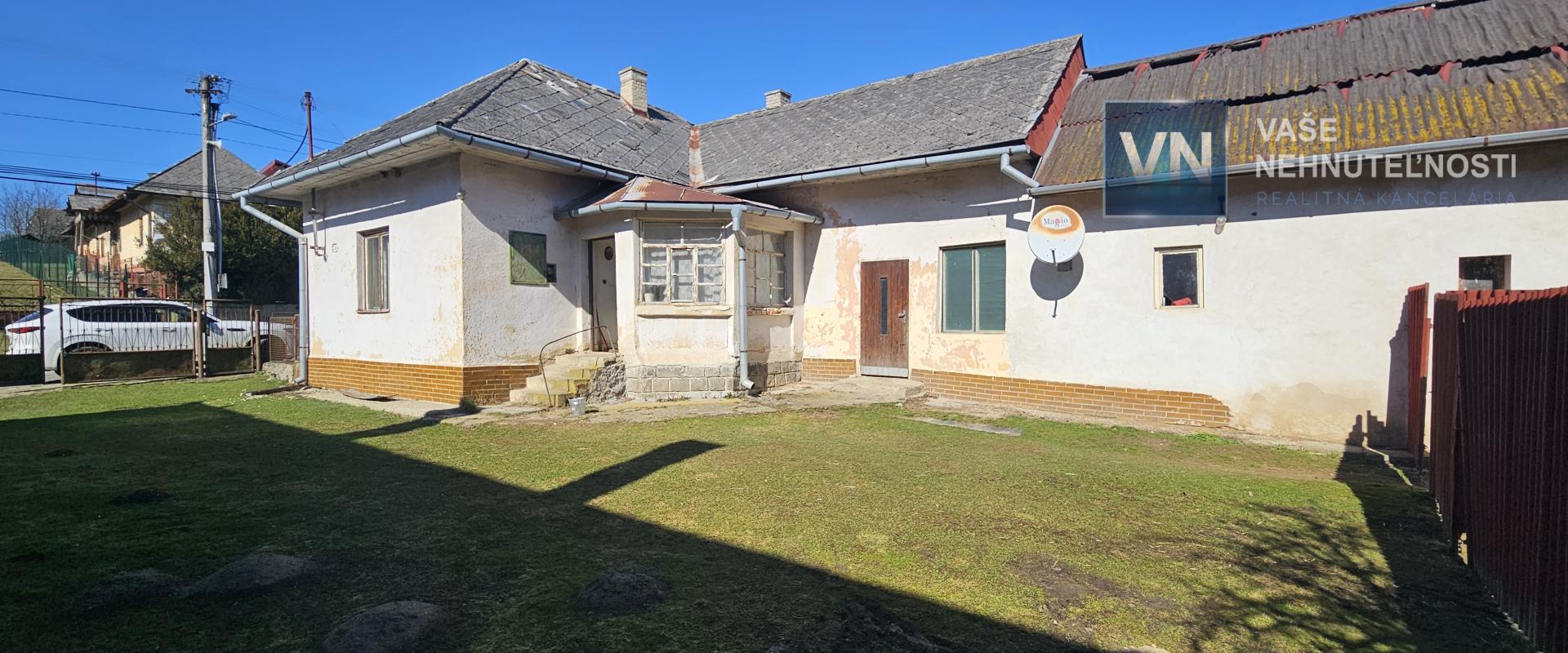 Starší rodinný dom s väčším pozemkom, 1487 m2, Záhradné