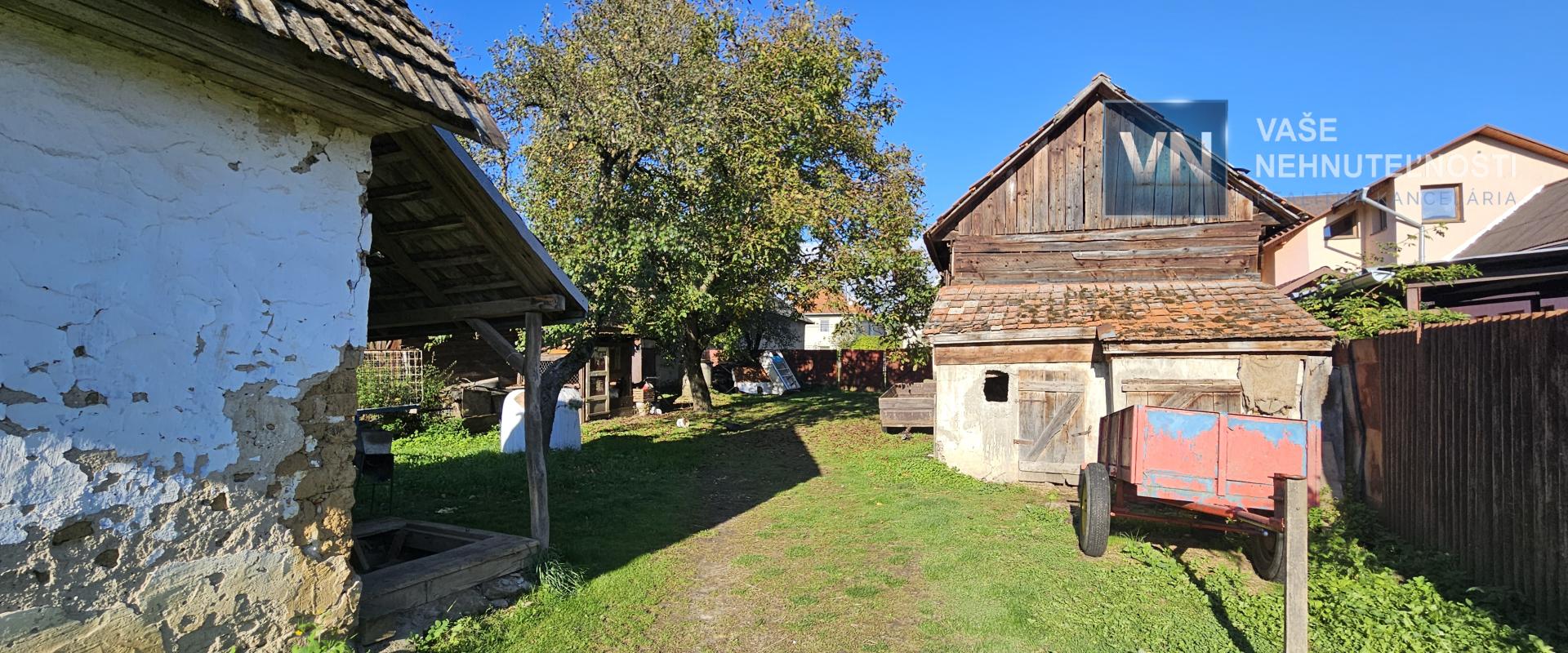 Starší rodinný dom s väčším pozemkom, 1487 m2, Záhradné