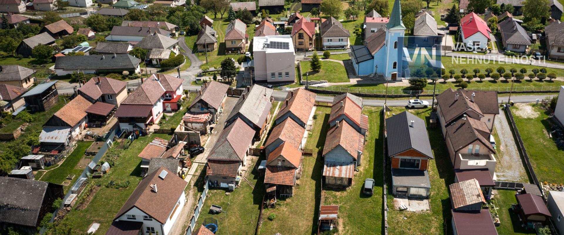 Starší rodinný dom s väčším pozemkom, 1635 m2, Veľký Slivník