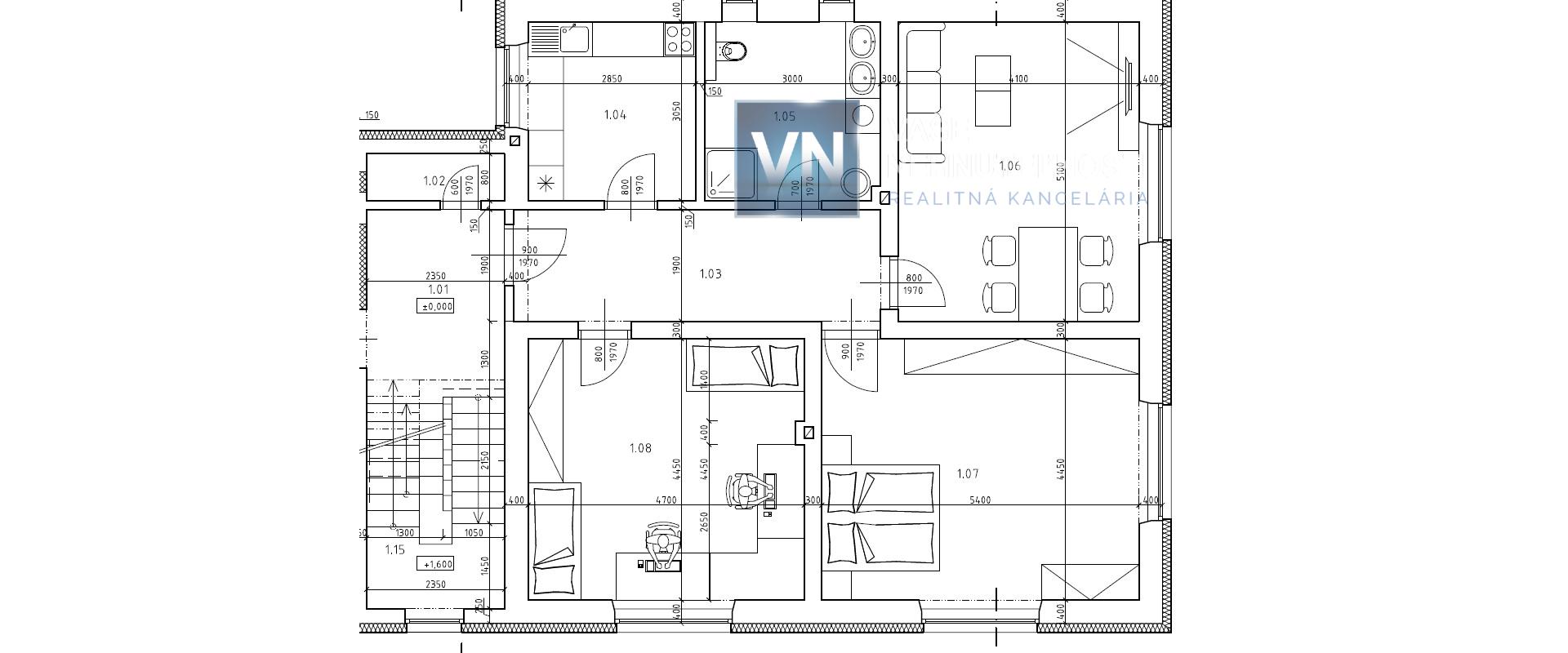 Rodinný dom, dvojgeneračný, pozemok 963 m2, Šariššske Lužianky