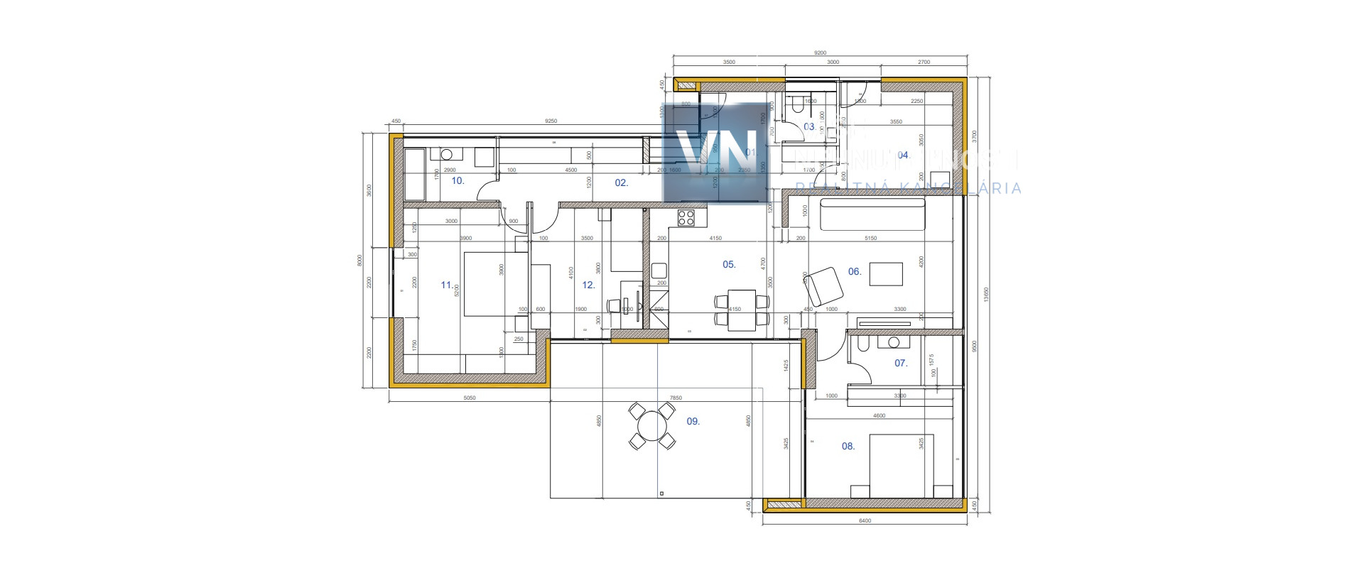 Na predaj 4 izbová novostavba rodinného domu, Veľký Šariš - Kanaš