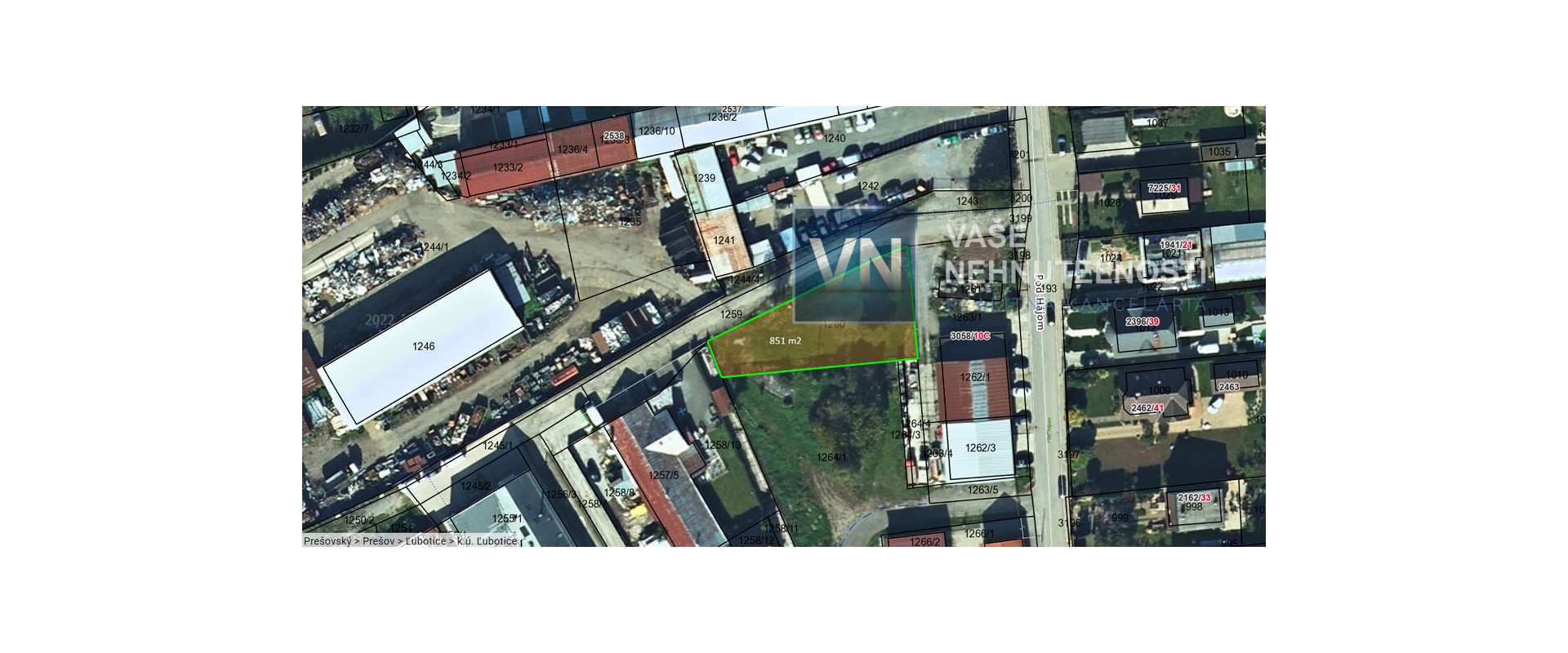 Jedinečná príležitosť pozemok 851m2 v exkluzívnej lokalite Ľubotice