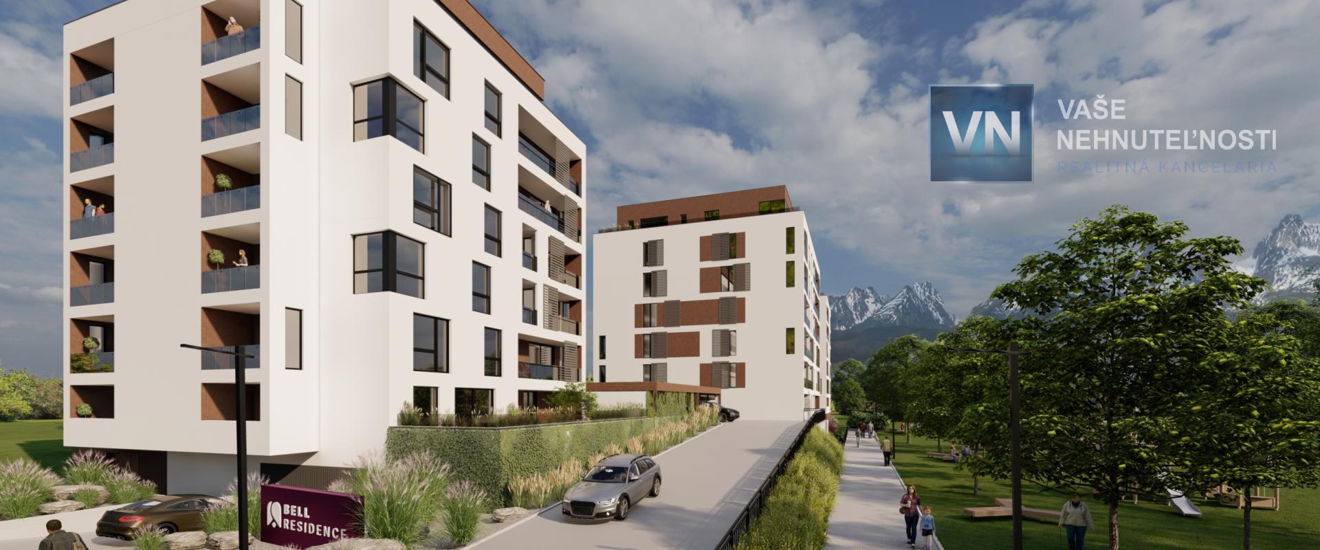 Predaj bytov Poprad | Bell Residence | Vyberte si nový byt pod Tatrami