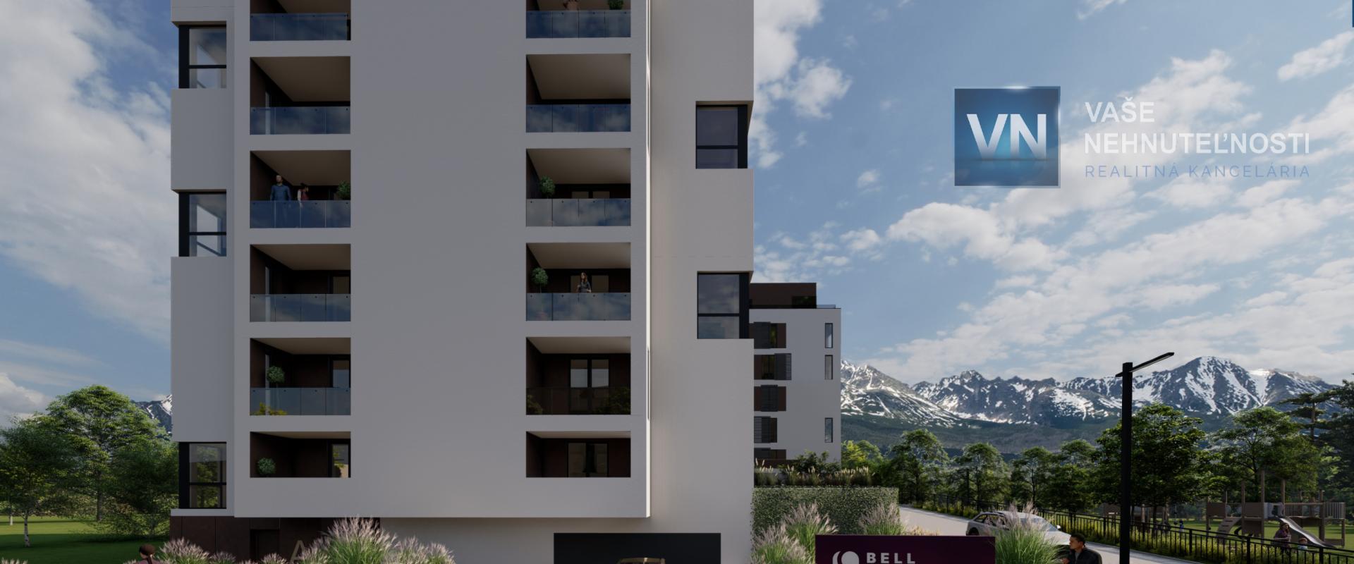 1,5 izbový byt Poprad | Bell Residence | Vyberte si nový byt pod Tatrami